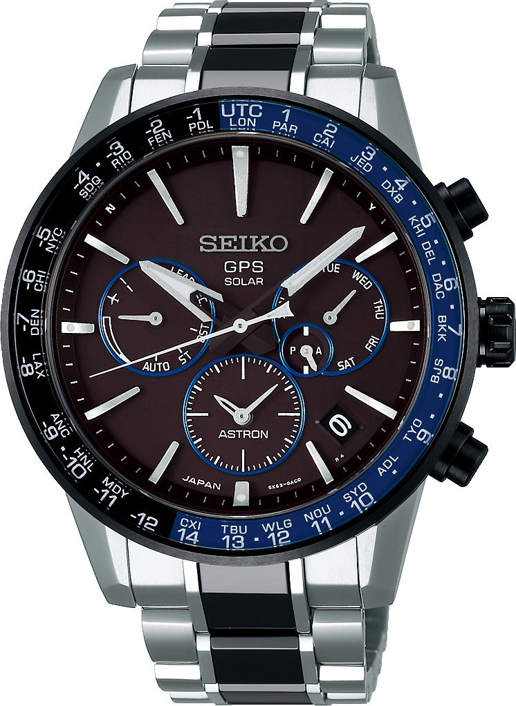 Seiko Astron Watch Caliber 5X Solar GPS Mens D SSH009J1 Watch | Jura Watches