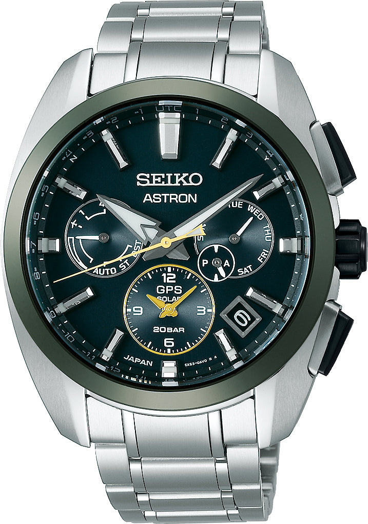 Seiko Astron Watch GPS Solar Global Active TI Limited Edition SSH071J1 ...