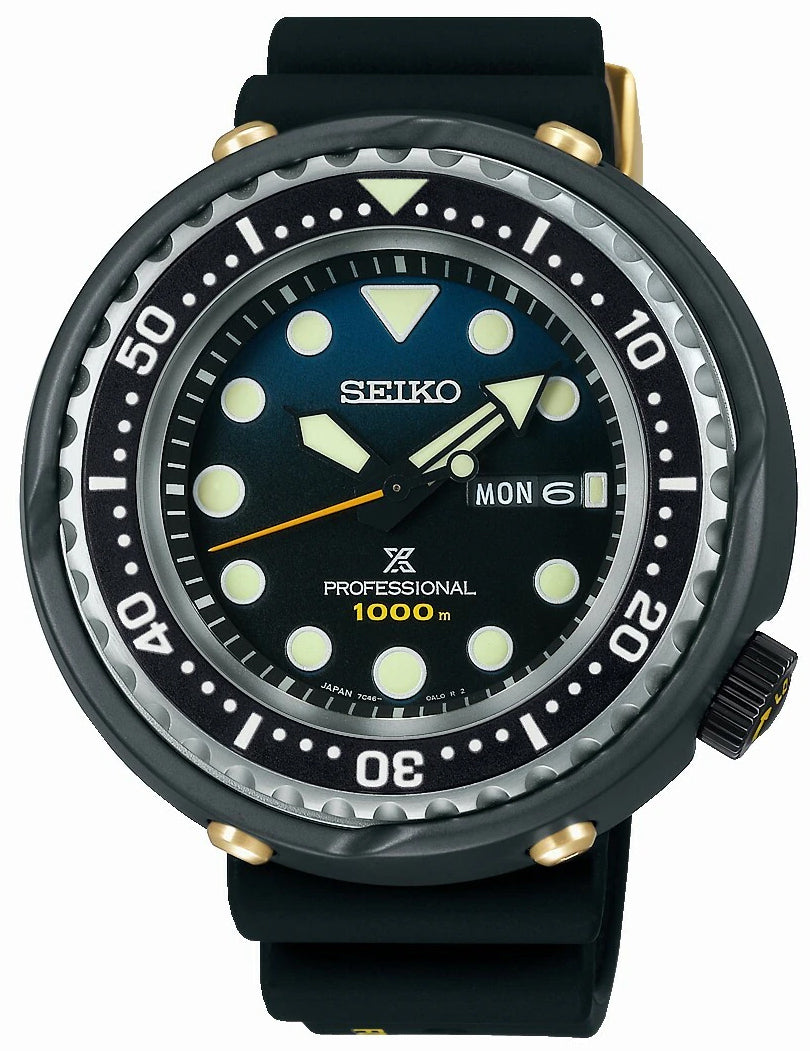 Seiko Watch Prospex 1986 Golden Darth Tuna Professional Divers Recreation Limited  Edition D S23635J1 Watch | Jura Watches