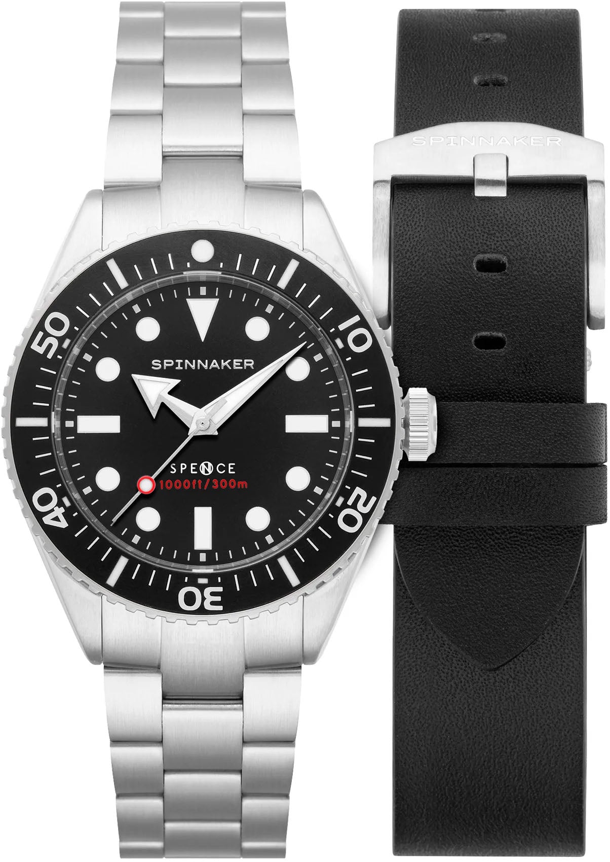 Photos - Wrist Watch Spinnaker Watch Spence Mens - Black SPK-130 