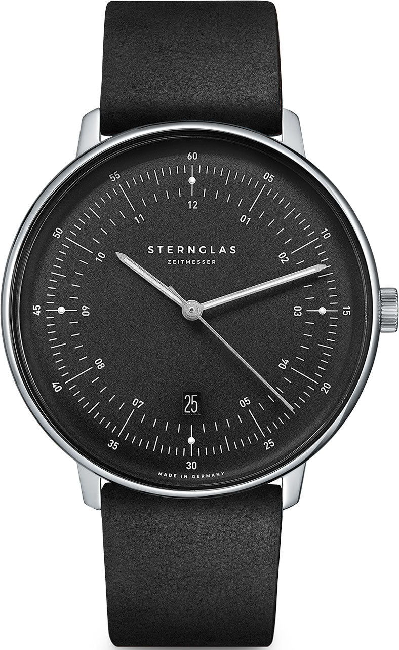 Sternglas Watch Hamburg Quartz Leather S01-HH11-VI15 Watch | Jura Watches