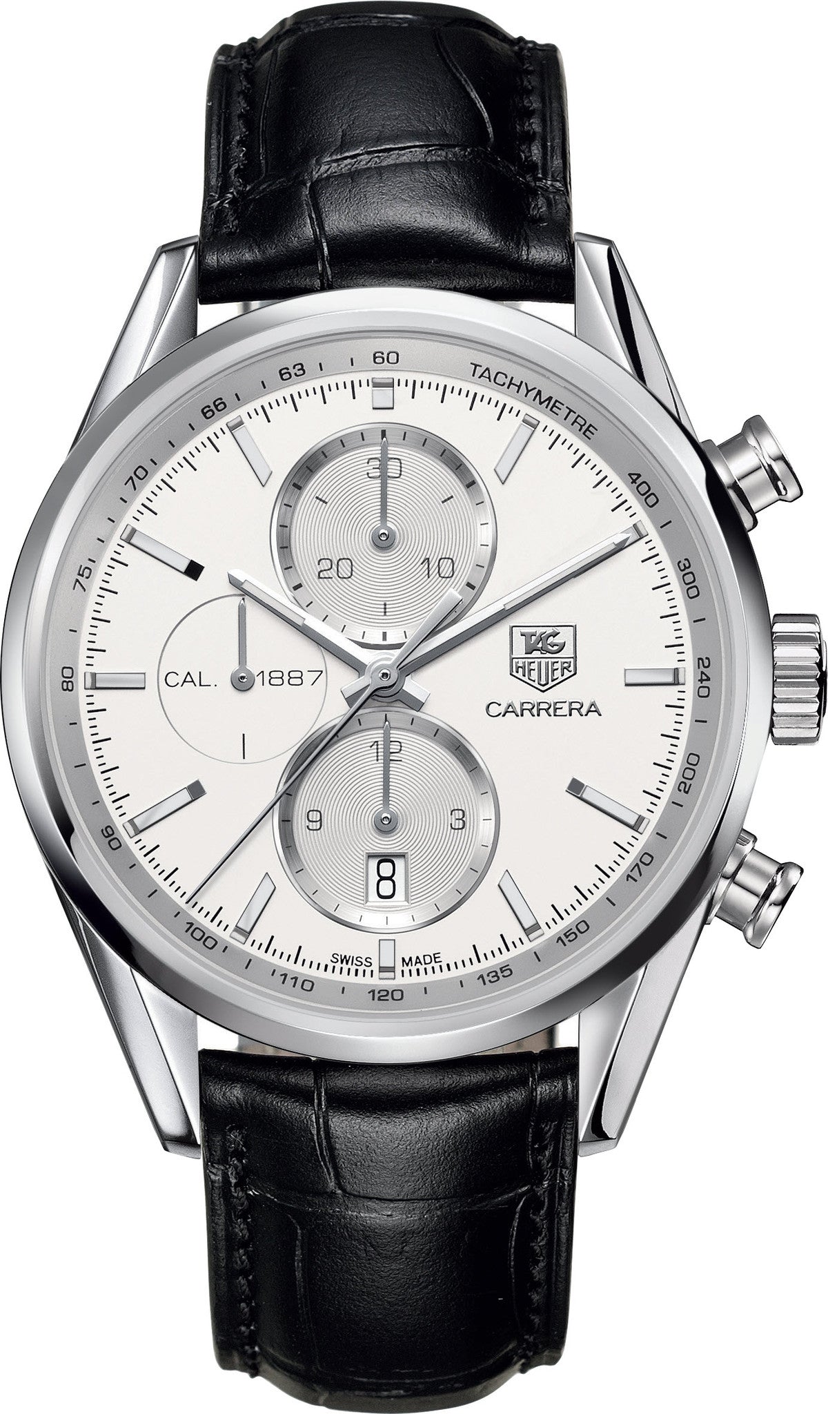 Photos - Wrist Watch TAG Heuer Watch Carrera Chronograph - Silver TAG-1700 