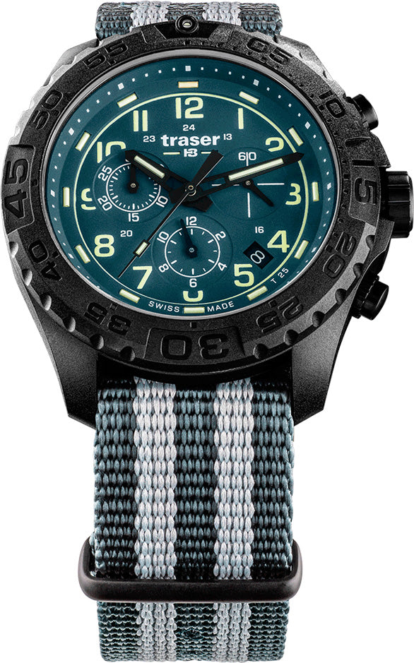 Traser H3 Watch P96 OdP Evolution Chrono Petrol