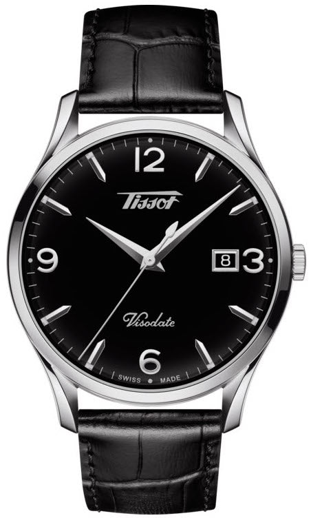 Photos - Wrist Watch TISSOT Watch Heritage Visodate Quartz - Black TS-1038 