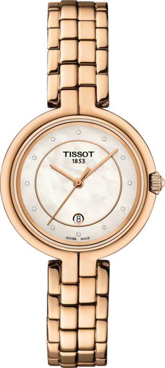Photos - Wrist Watch TISSOT Watch Flamingo Ladies - White TS-1410 