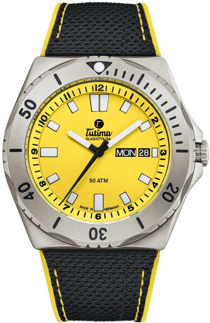 Photos - Wrist Watch SEVEN Tutima Watch M2  Seas - Yellow TUT-095 