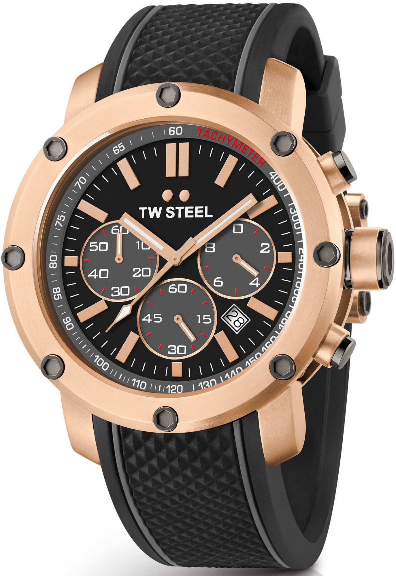 Photos - Wrist Watch TW Steel Watch Grandeur Tech - Black TW-412 