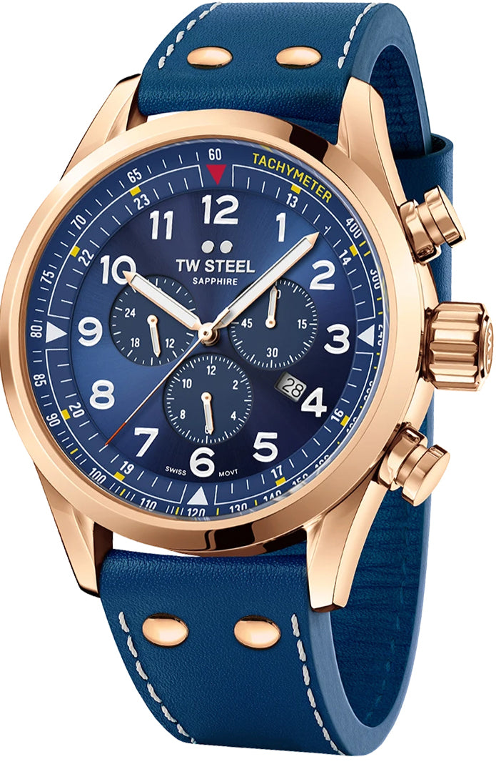 Photos - Wrist Watch TW Steel Watch Volante Mens - Blue TW-533 