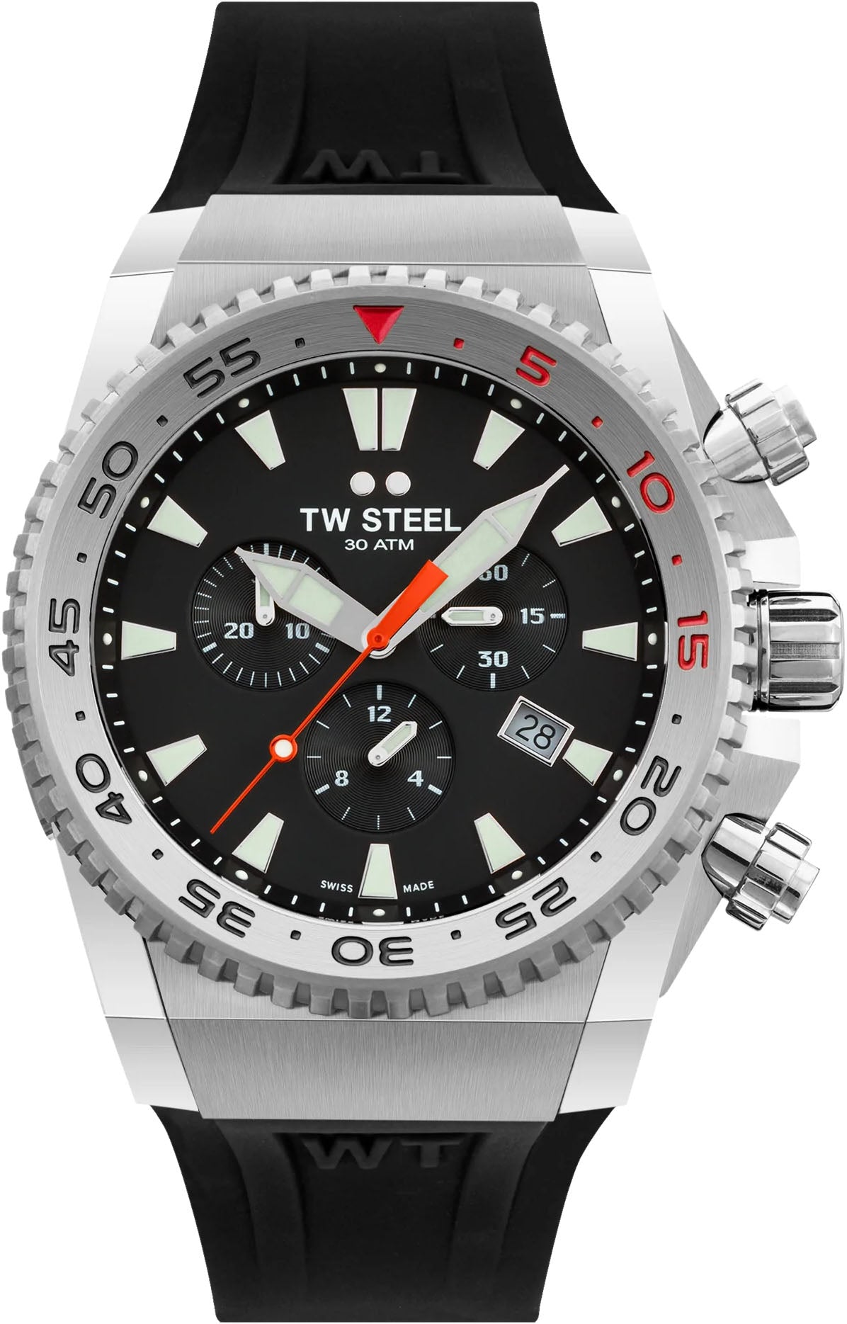 Photos - Wrist Watch TW Steel Watch ACE Diver Limited Edition - Black TW-658 