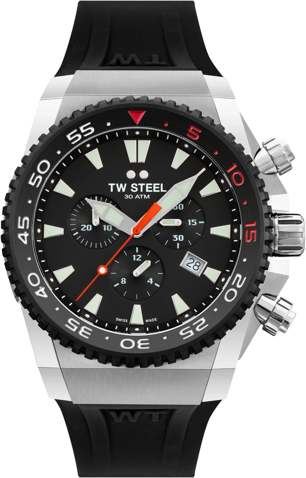 Photos - Wrist Watch TW Steel Watch ACE Diver Limited Edition - Black TW-659 