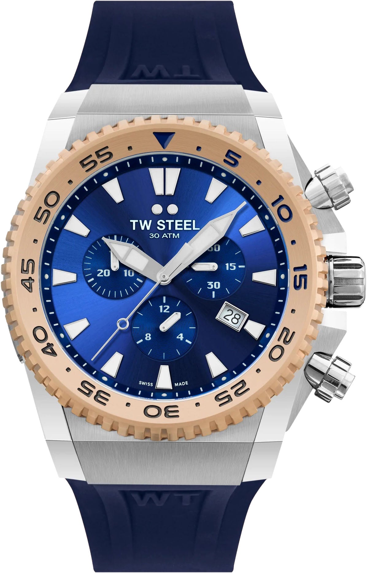 Photos - Wrist Watch TW Steel Watch ACE Diver Limited Edition - Blue TW-660 