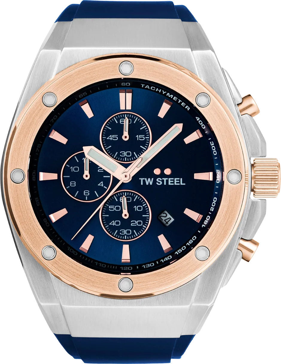 Photos - Wrist Watch TW Steel Watch CEO Tech - Blue TW-675 