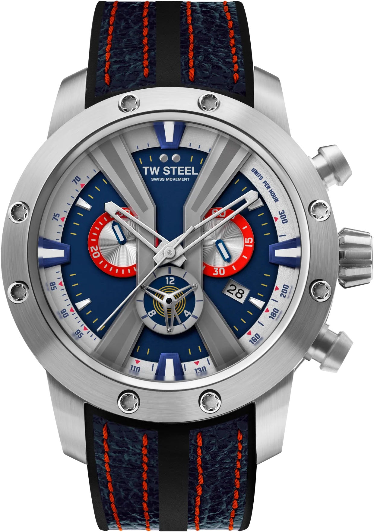 Photos - Wrist Watch TW Steel Watch Grand Tech Red Bull Ampol Racing Limited Edition - Blue TW 
