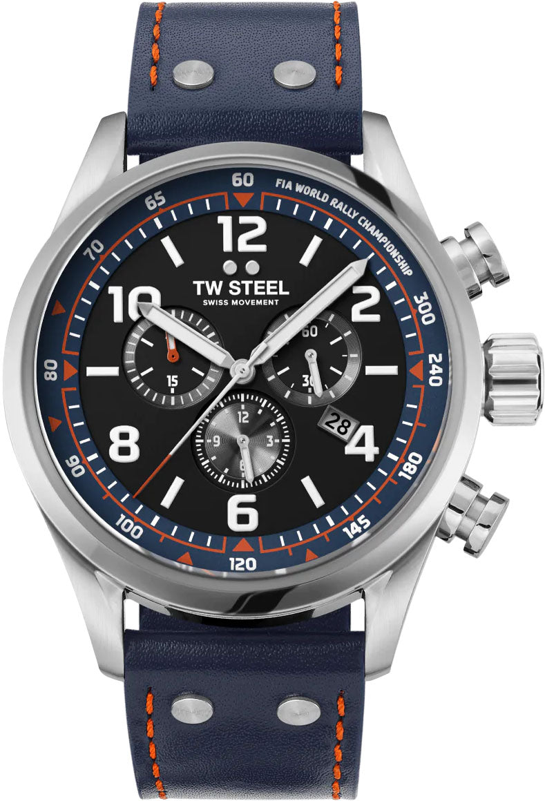 Photos - Wrist Watch TW Steel Watch Grand Tech World Rally Championship Special Edition - Black 