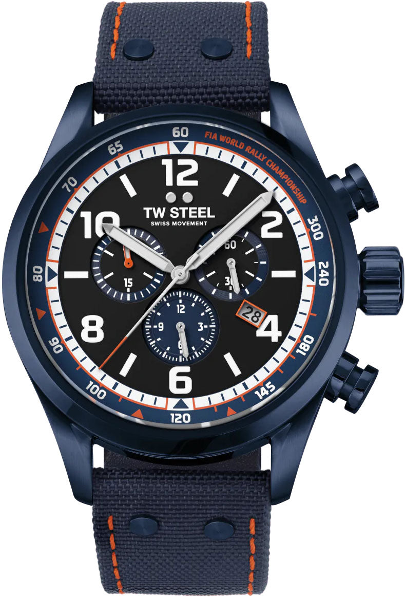 Photos - Wrist Watch TW Steel Watch Grand Tech World Rally Championship Special Edition - Black 