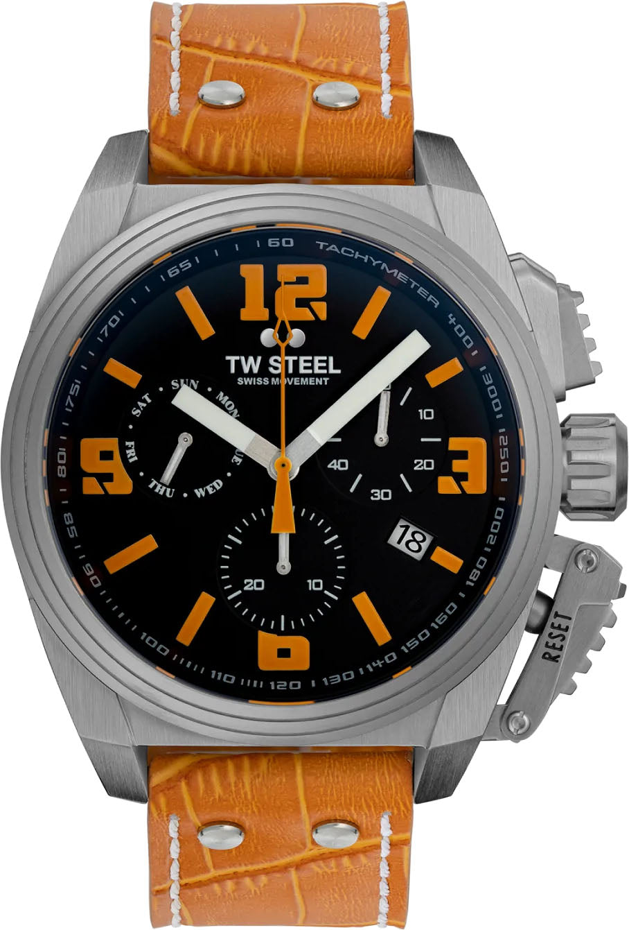 Photos - Wrist Watch TW Steel Watch Swiss Canteen - Black TW-703 
