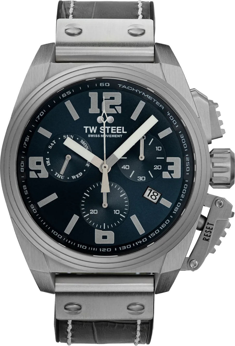 Photos - Wrist Watch TW Steel Watch Swiss Canteen - Blue TW-705 