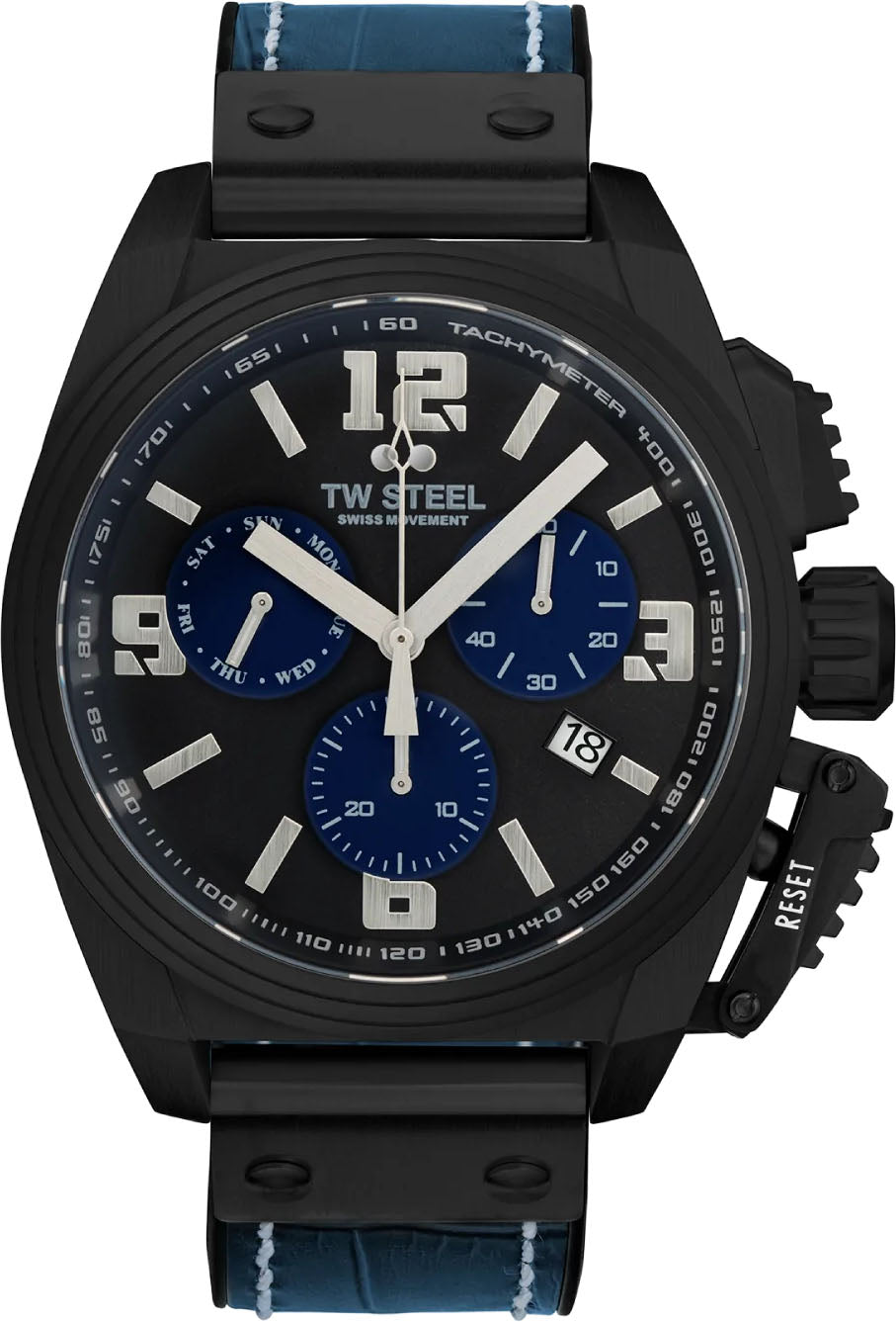 Photos - Wrist Watch TW Steel Watch Swiss Canteen - Black TW-708 