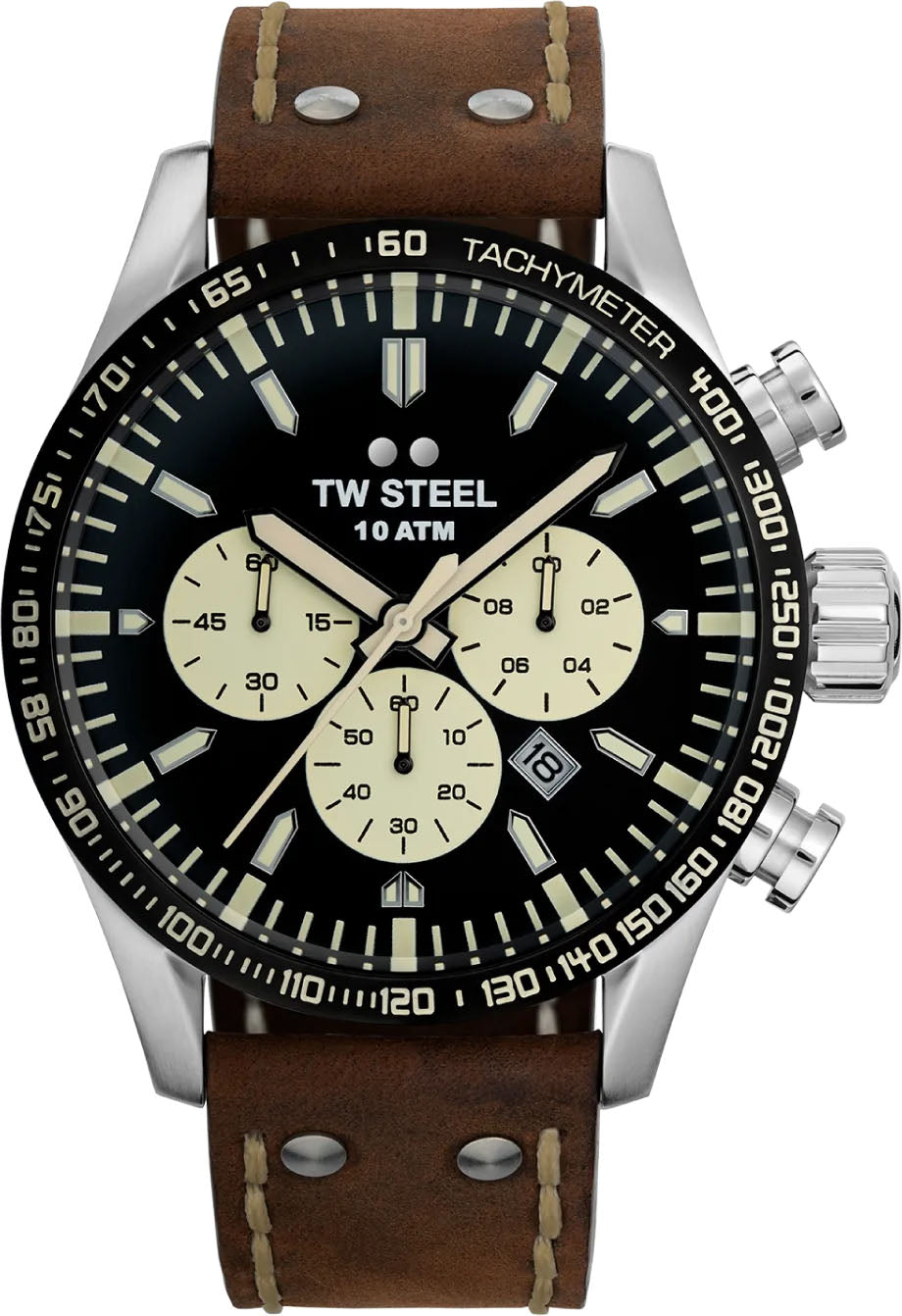 Photos - Wrist Watch TW Steel Watch Volante - Black TW-717 