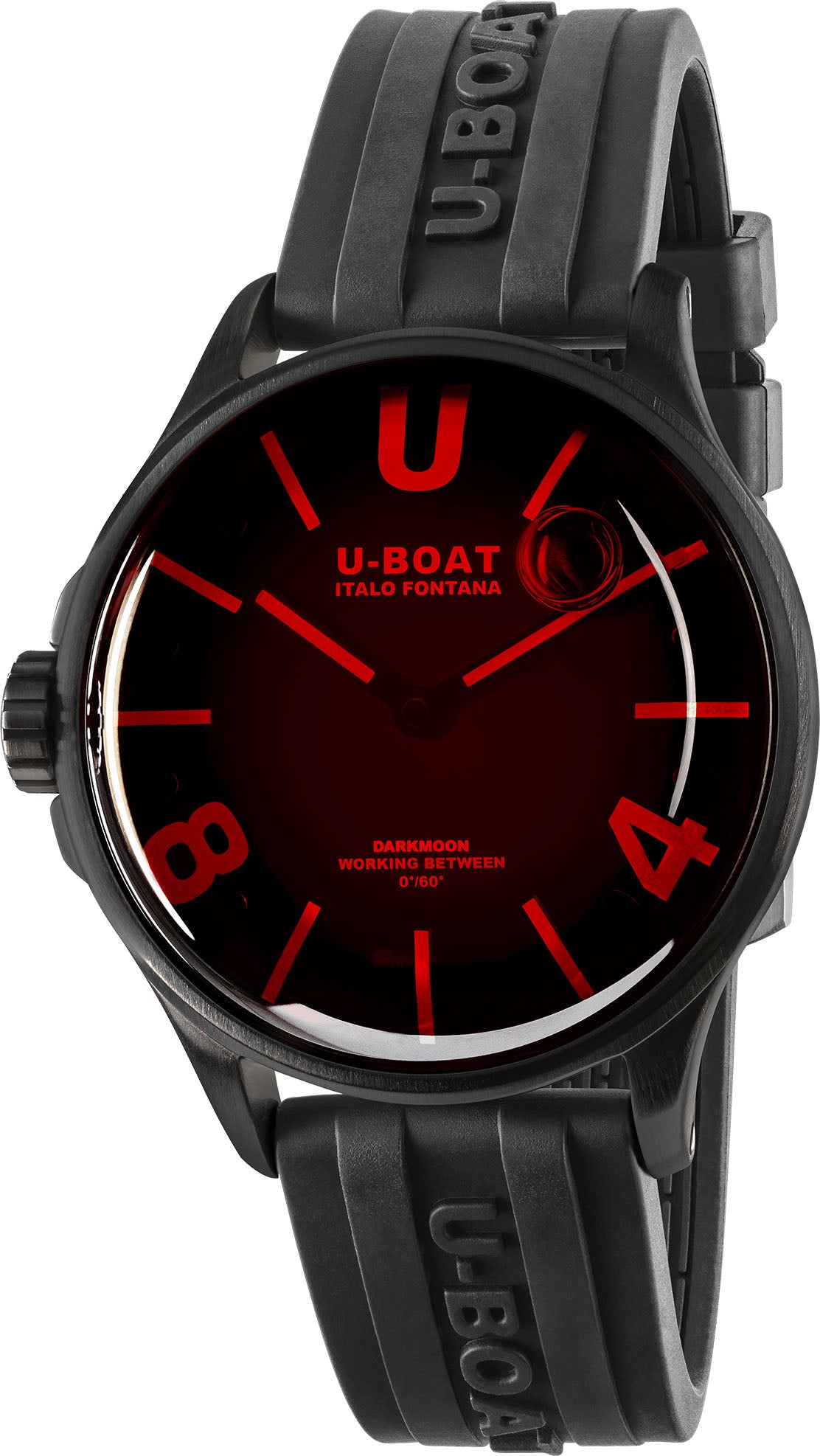 Photos - Wrist Watch U-Boat Watch Darkmoon 40mm Red PVD Glass UB-1054 