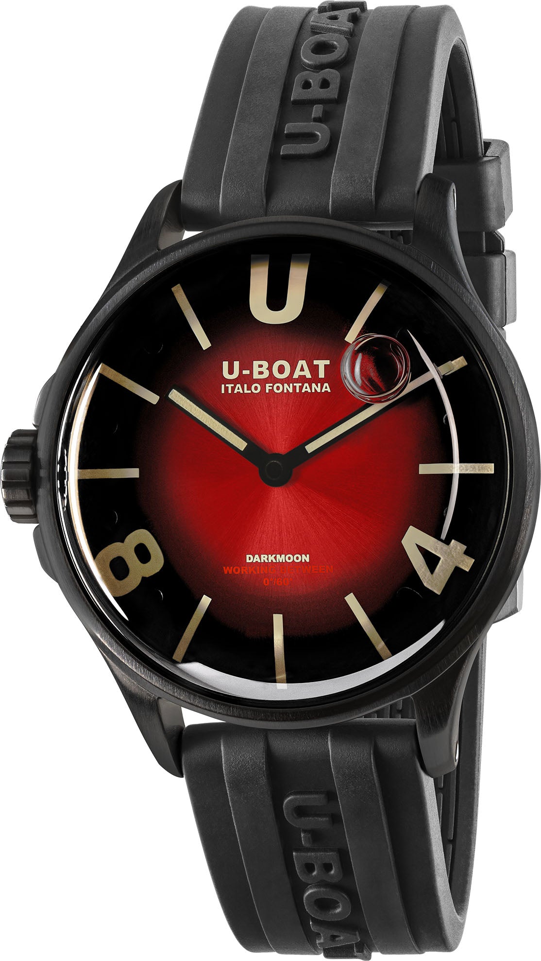 Photos - Wrist Watch U-Boat Watch Darkmoon 40mm Red PVD Soleil UB-1055 