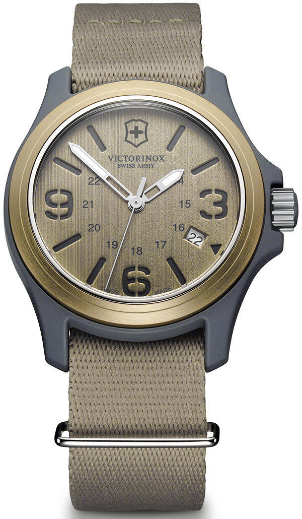 Photos - Wrist Watch Victorinox Swiss Army Watch Original - Cream VSA-181 