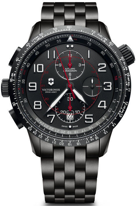 Photos - Wrist Watch Victorinox Watch Airboss Black Edition D - Black VSA-213 