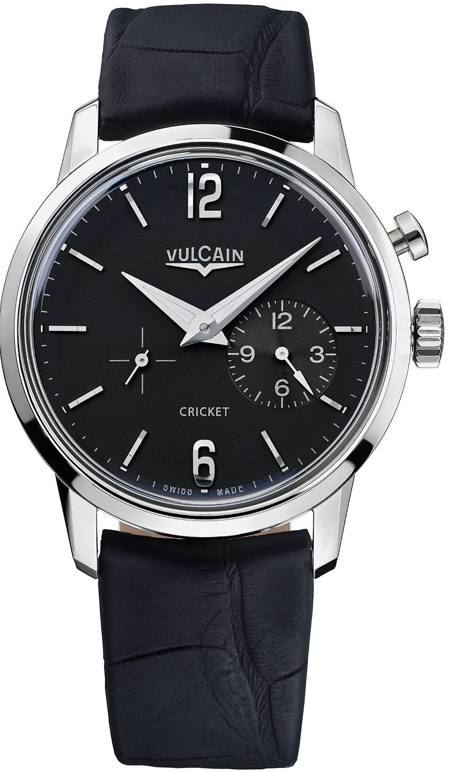 Vulcain Watch 50s Presidents Steel Mat Black 400150A05.BAL100 Watch ...