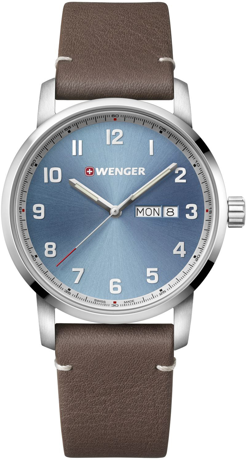 Photos - Wrist Watch Wenger Watch Attitude Mens - Blue WG-506 