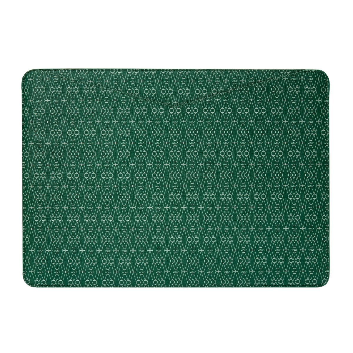 Wolf Signature Vegan Collection Green Range 16 Inch Laptop Sleeve