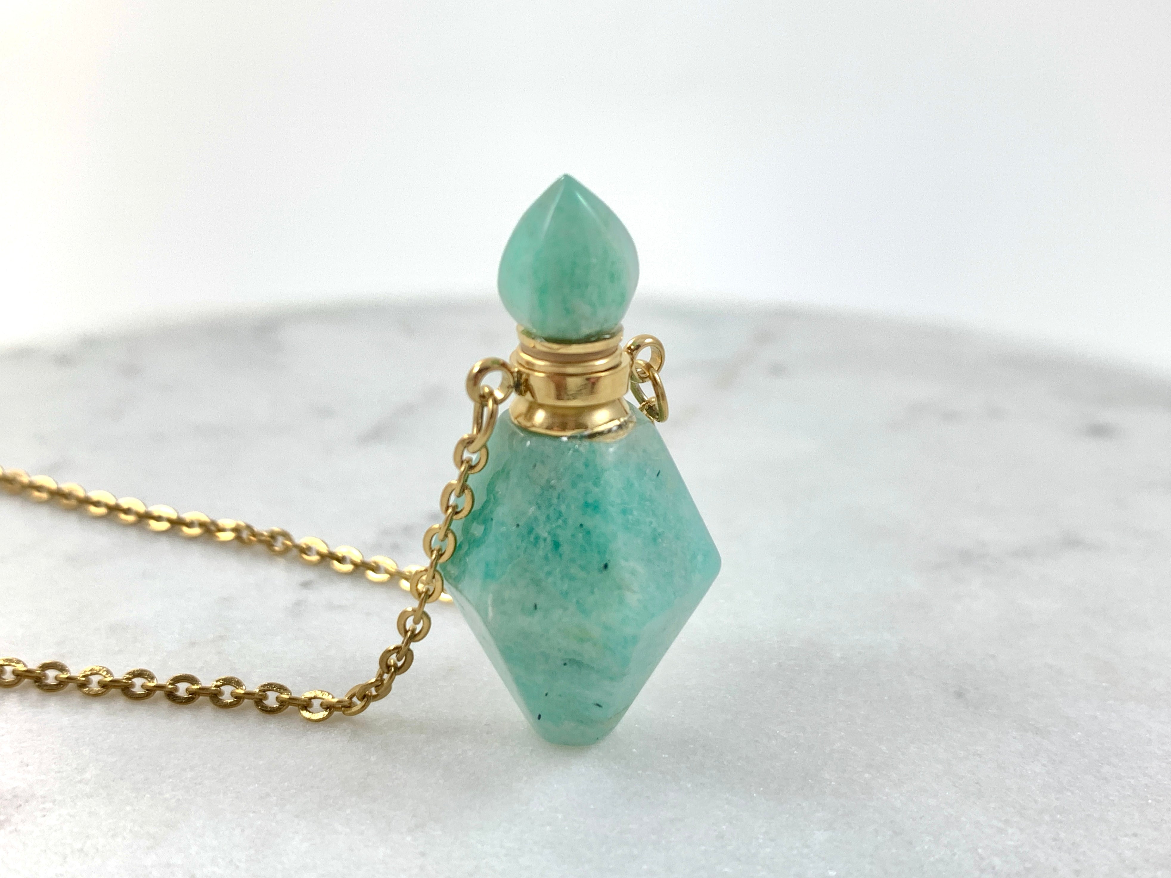 14k Gold Potion Bottle Necklaces | Danielle Gerber Freedom Jewelry