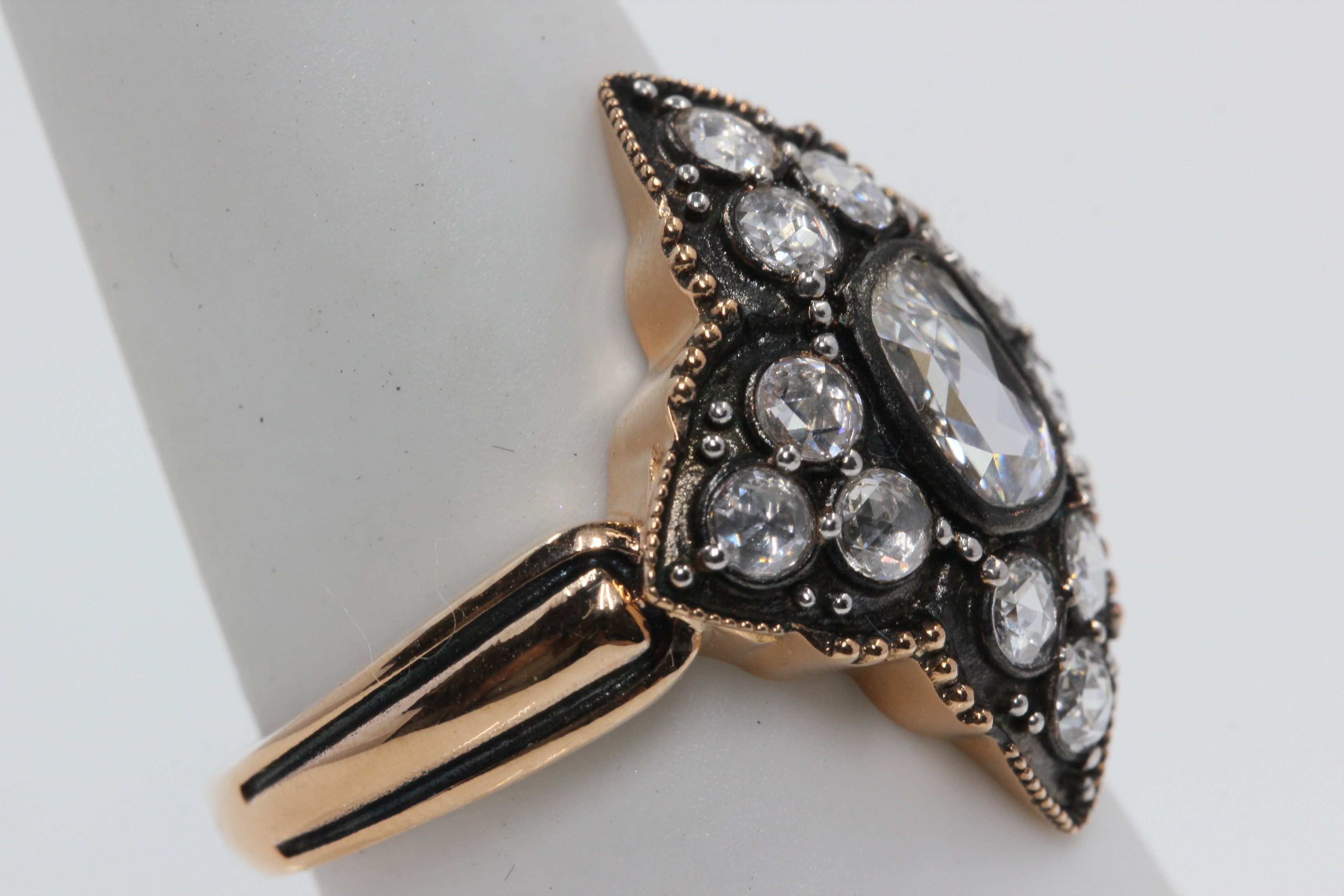 Chromia Collection 1 Carat TW Diamond Ring w/Black Rhodium ...