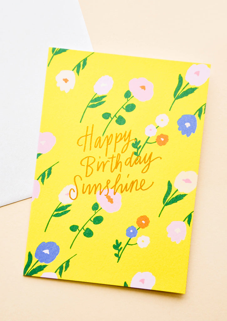 Happy Birthday Sunshine Card