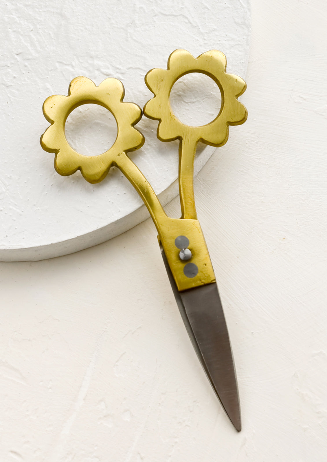 Brass Flower Scissors