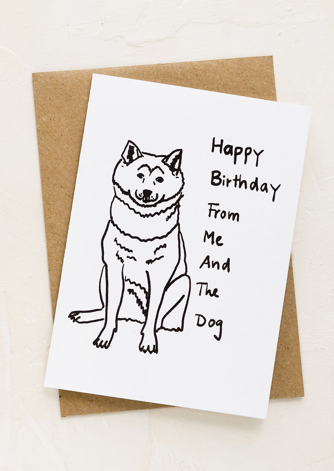 Happy Birthday From Me & The Dog Card