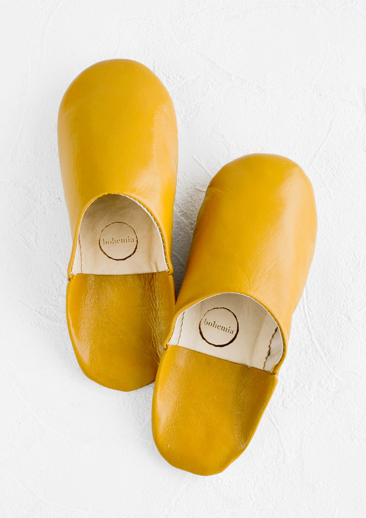 Moroccan Leather House Slippers | LEIF