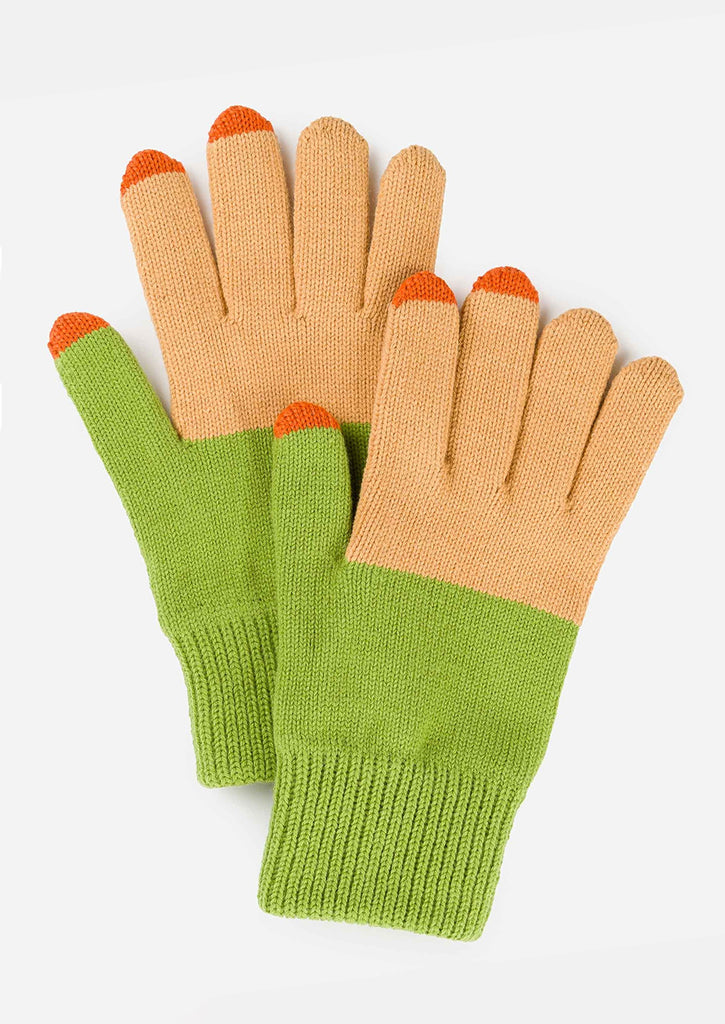 Colorblock Touch Gloves by Verloop