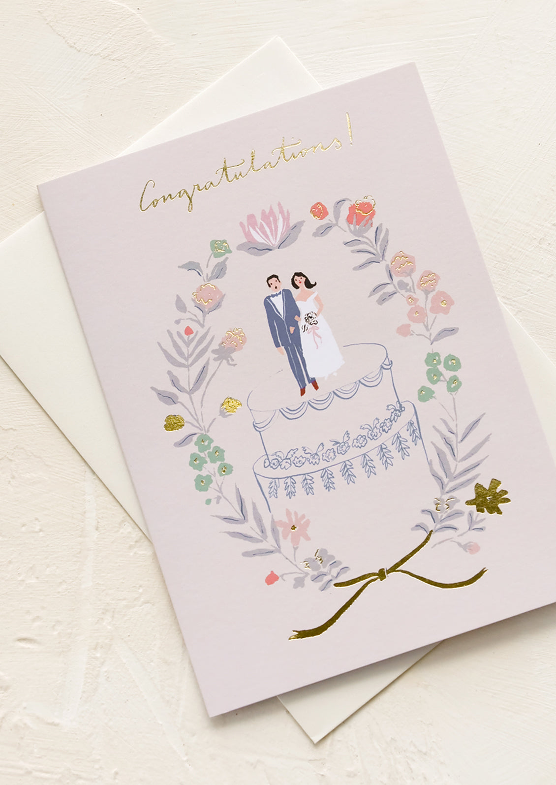 Wedding Cake Couple Card