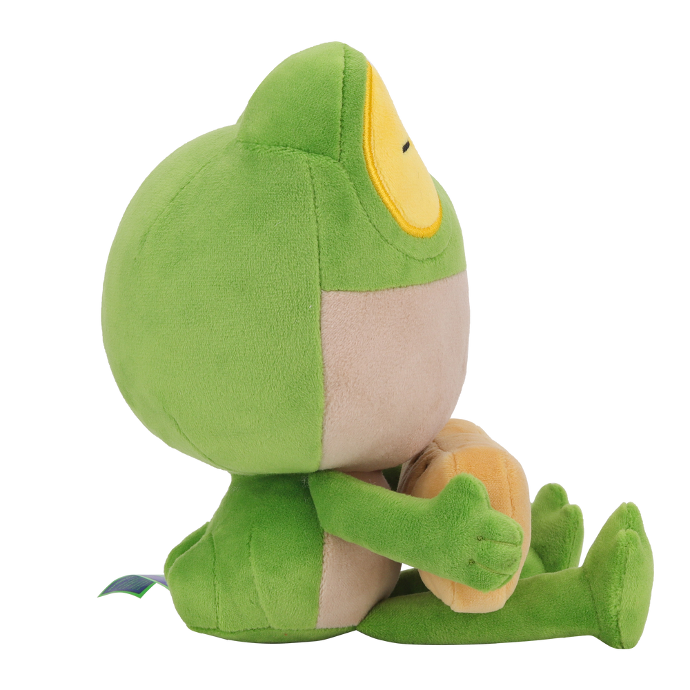 Frog with Sign Plushie