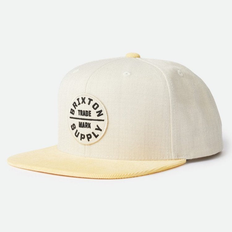 beige snapback cap