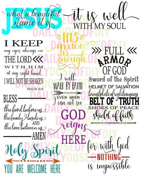 Download Faith Set Of 10 Svg Files Daily Dose Of Diy