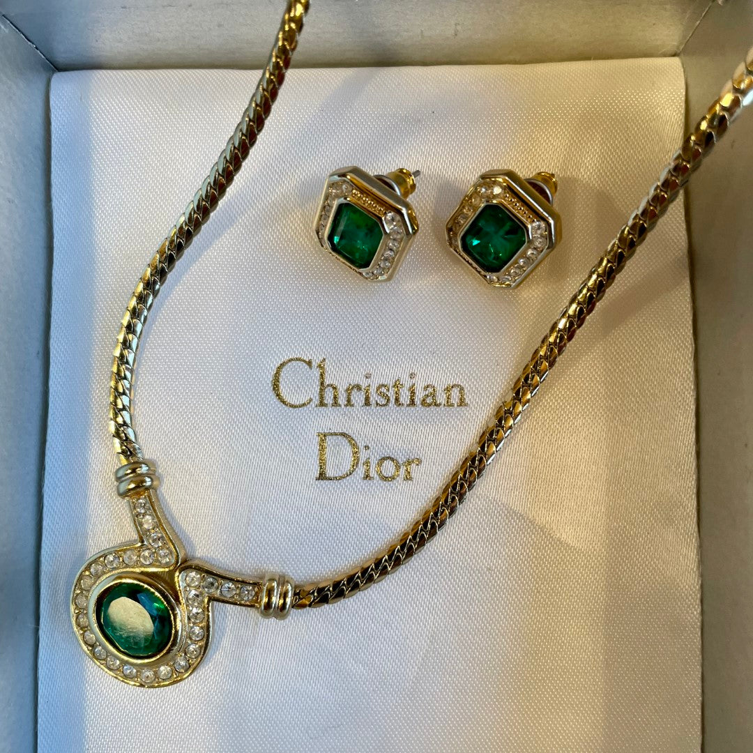 Christian Dior Vintage Coin Pendant Necklace  Rent Christian Dior jewelry  for 55month
