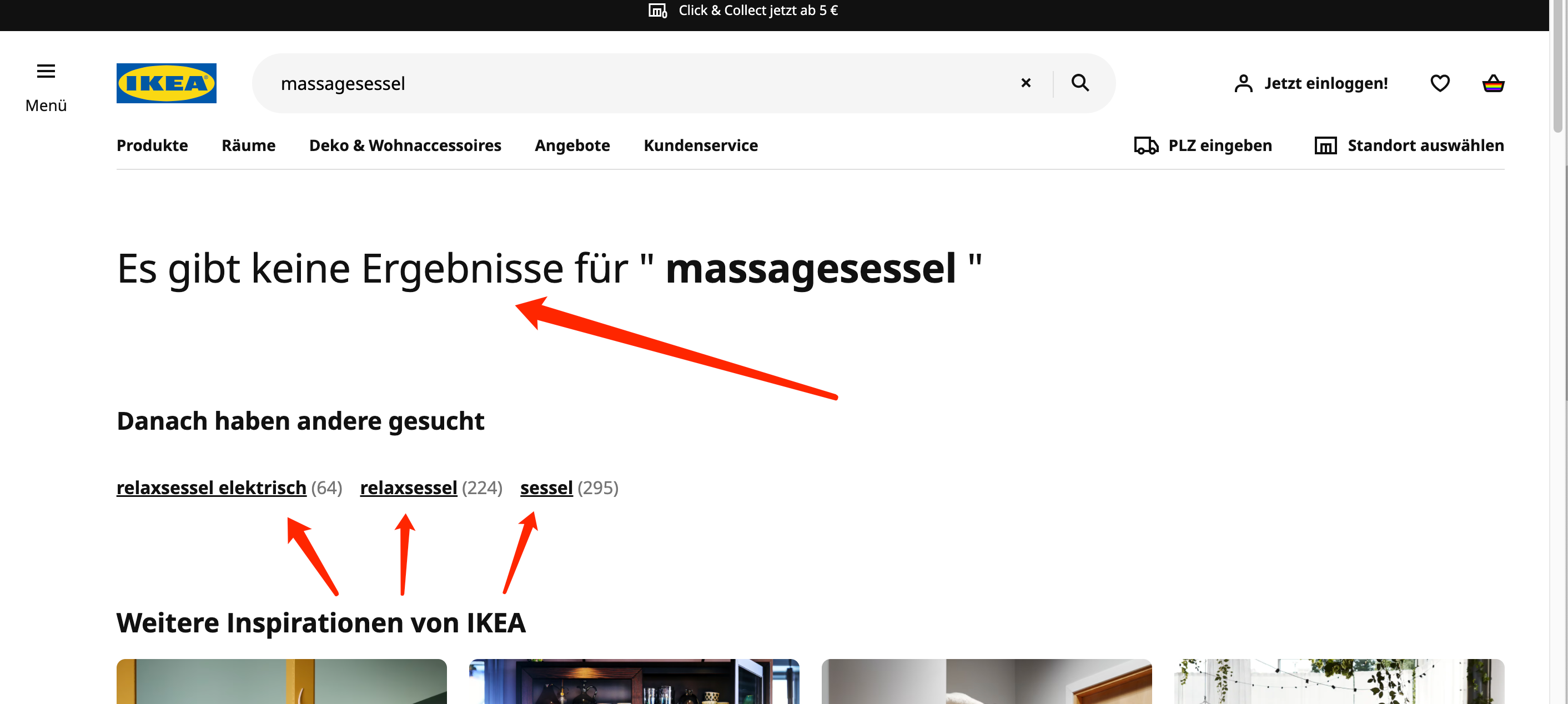 Massagesessel-Ikea