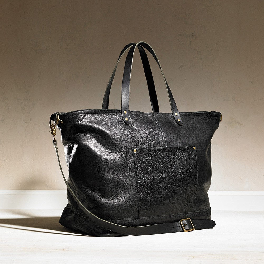 Black Leather Allen Bag – TM1985