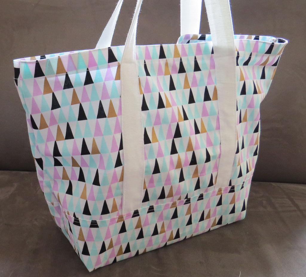 Easy tote bag downloadable PDF pattern, knitting bag pattern, gym bag ...