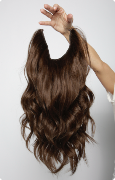 human hair extensions halo crown