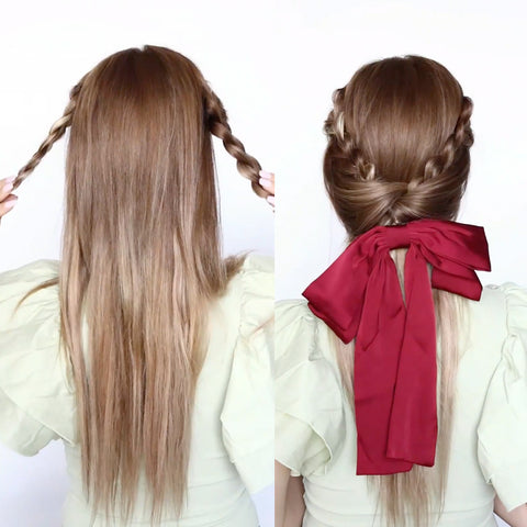 anotherbraid hidden crown clipins balayage braids and hair bow tutorial holiday hair inspo.jpg