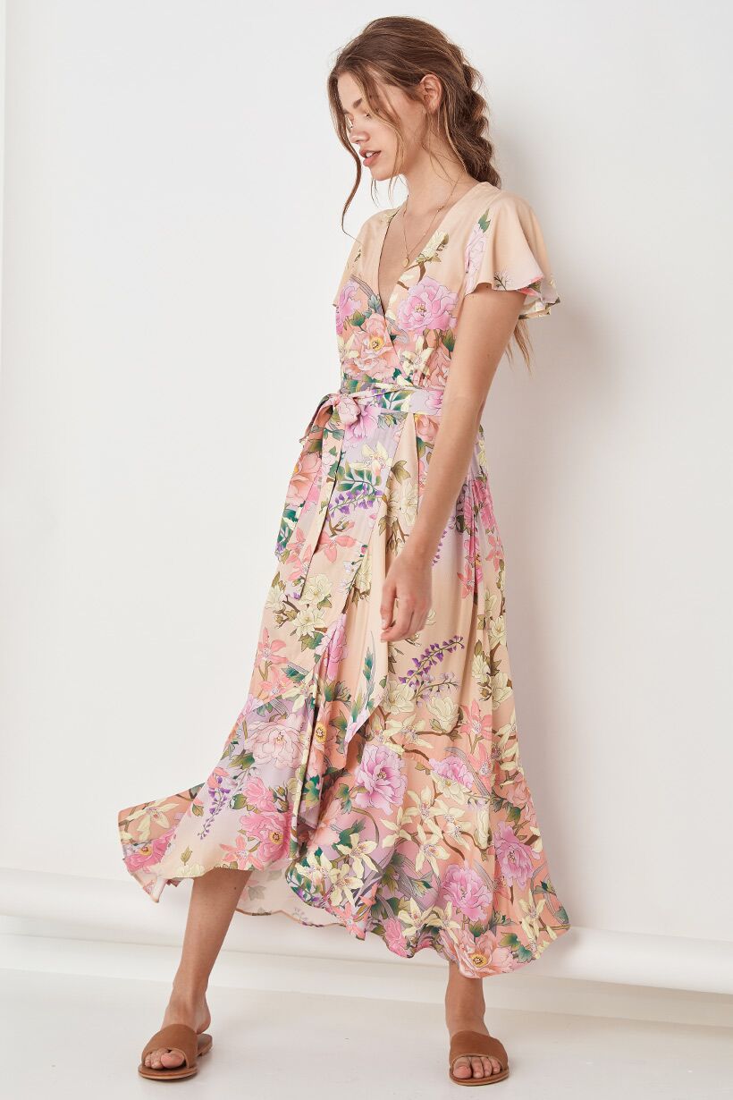 spell lily maxi dress