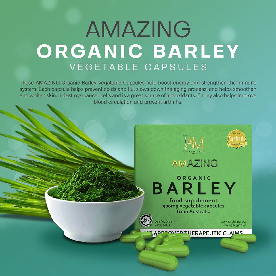 Organic Pure Barley Capsules - Organico