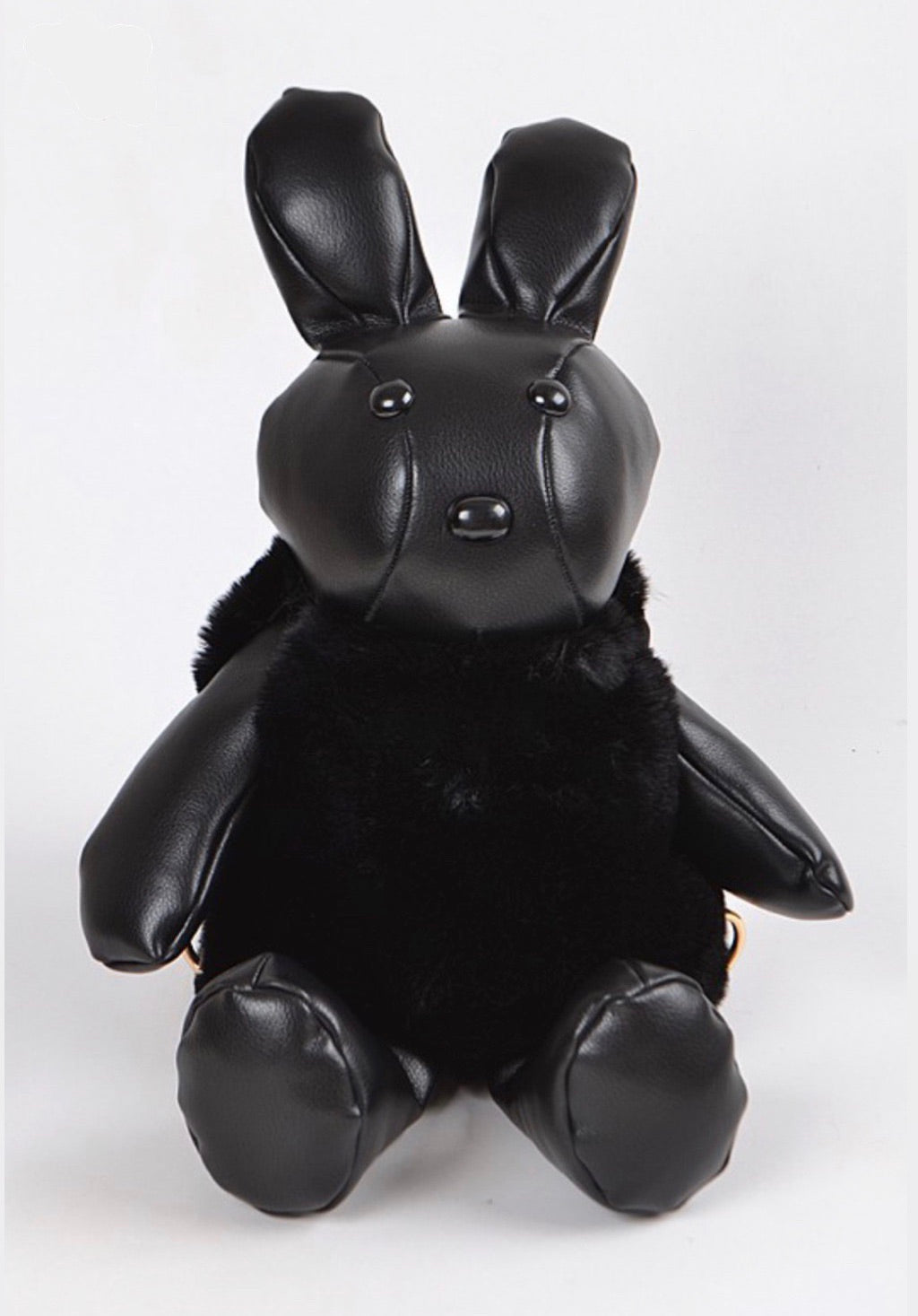 black bunny plush